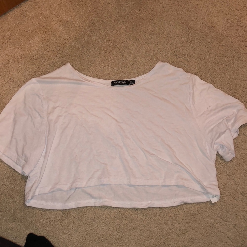 nasty gal cropped baby tee
